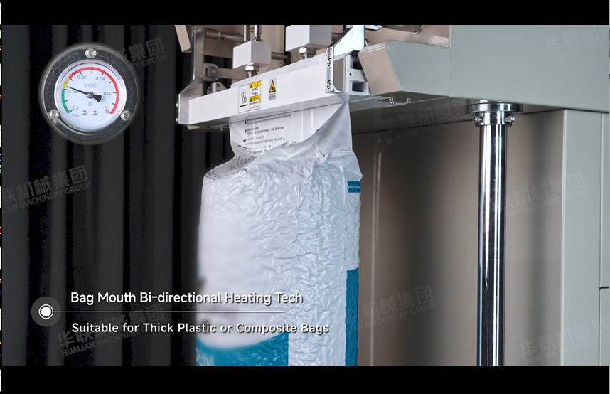 Externe Vakuumversiegelung vom D&uuml;se f&uuml;r schweren Beutel