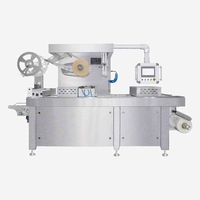Automatische kompakte wirtschaftliche Karte Thermoforming Vakuumverpackungsmaschine für Lebensmittel HVR-320A (q) 