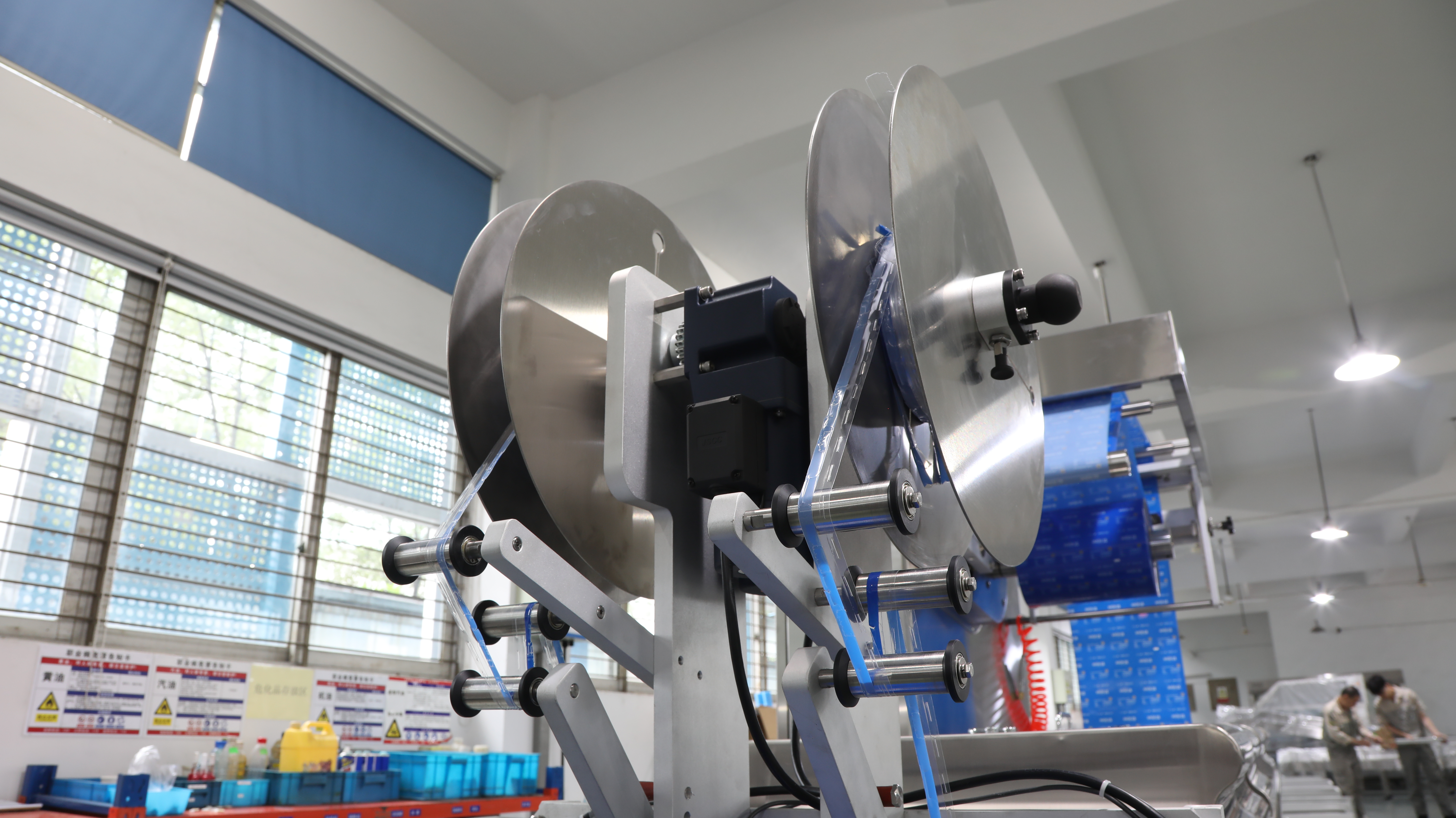Teilansicht der Thermoformierungspackungsmaschine 