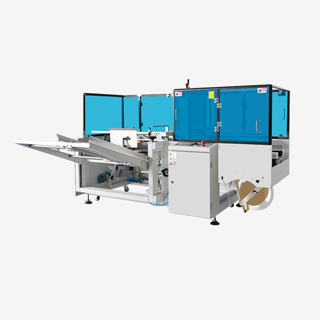 Hulian automatische Kartonaufrichtermaschine mit wasseraktivierter Kraftpapier-Bodenversiegelung HCE-544W-L 