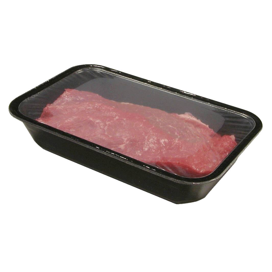 Verpackungsl&ouml;sung f&uuml;r Fleischschalen