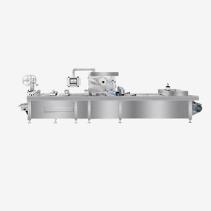 Hualian HVR-420T(Q) Hartfolie MAP Tiefzieh-Vakuumverpackungsmaschine für Lachs, Meeresfrüchte, Fertiggerichte, Fleisch