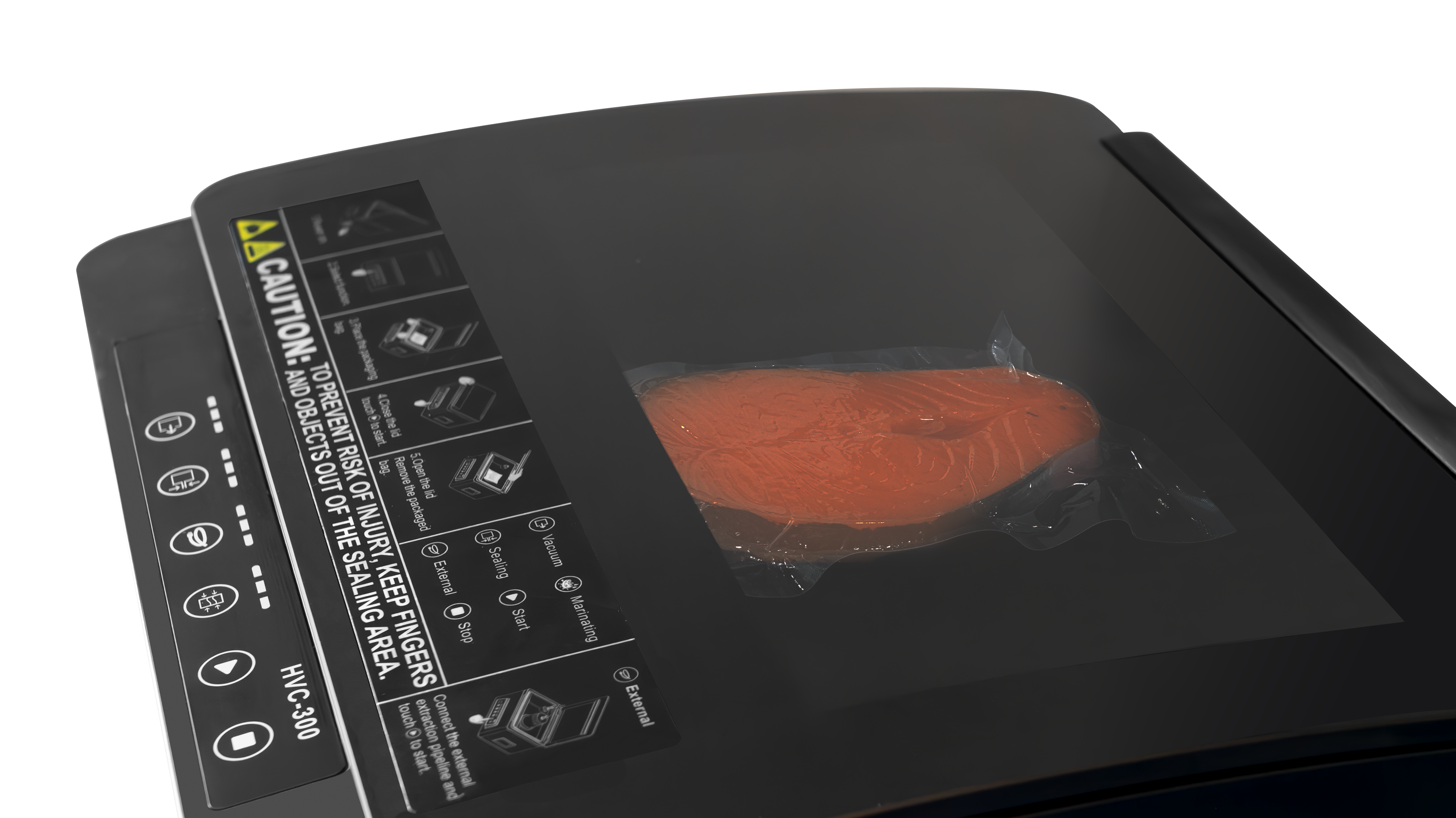 Hualian Tischkammer-Vakuumierer-Verpackungsmaschine für Lebensmittelverpackungen HVC-300T∕1AB