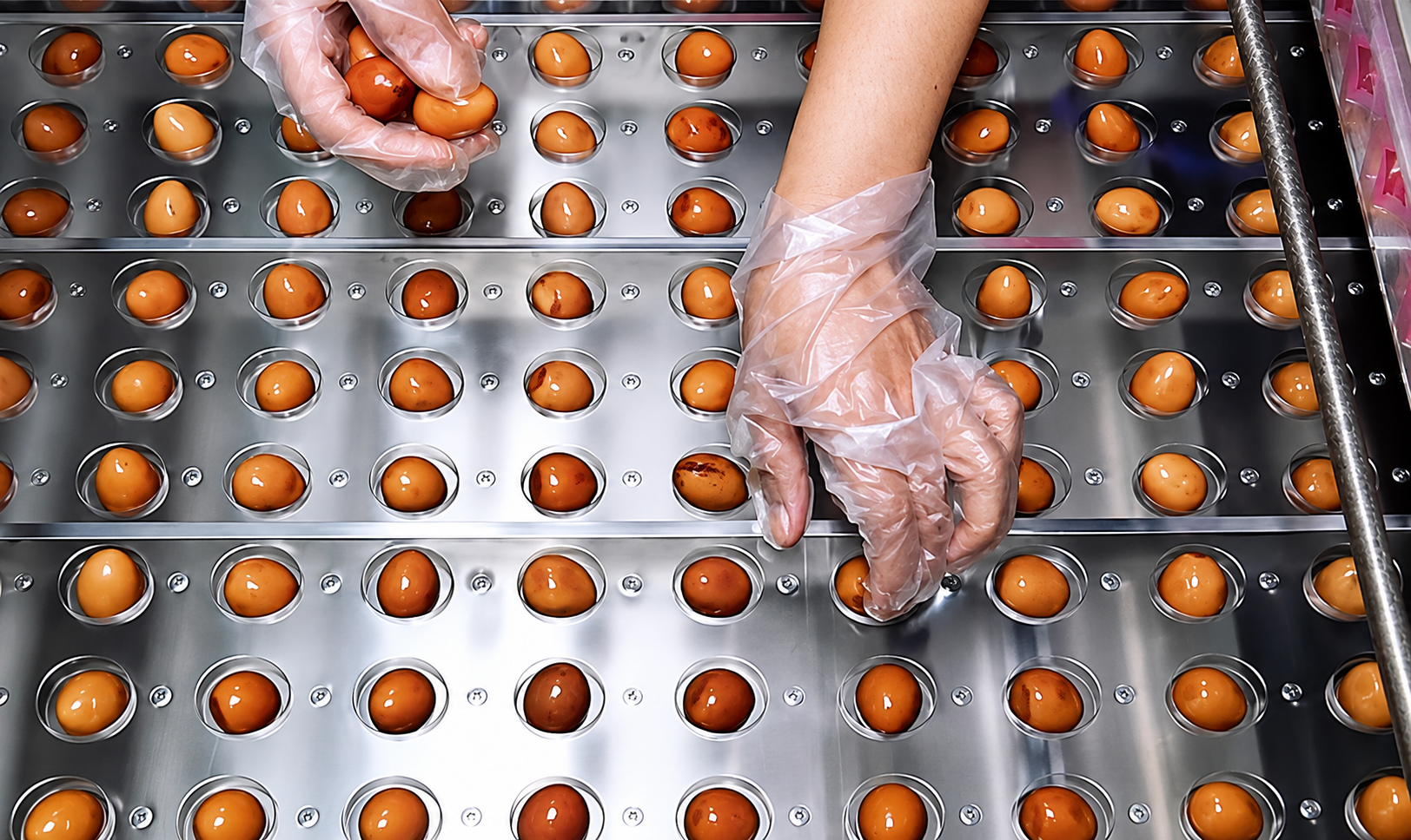Tiefziehverpackungsmaschine f&uuml;r Eier